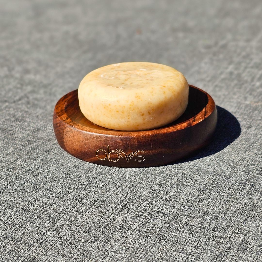 Walnut Handcrafted Obvs Soap Dish - Obvs Skincare