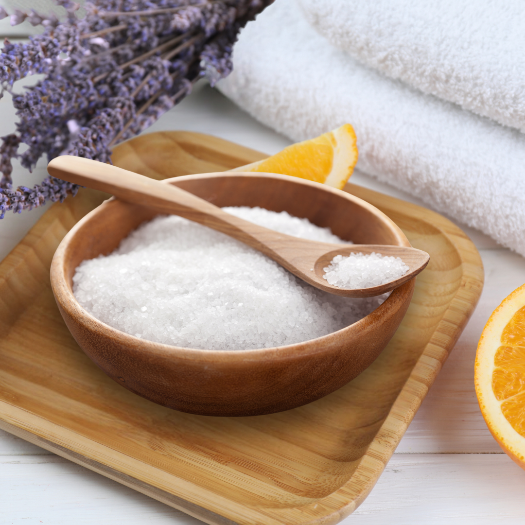 Immerse yourself in the enchanting aroma of Obvs Skincare's Signature Scent Bath Salts. Our unique blend captures the essence of Obvs HQ, where the delightful fragrance of organic lavender and organic mandarin essential oils fills the air. Combined with the rejuvenating power of magnesium-rich Dead Sea salt, soothing organic gluten-free oat flour, and gentle organic arrowroot powder, this luxurious creation transports you to another land, offering a blissful escape from the everyday hustle. Let every