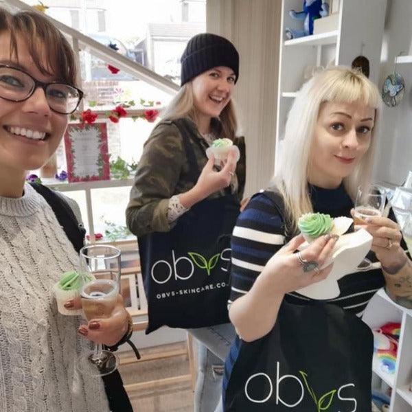 100% Cotton Obvs Skincare Reusable Tote Bag - Obvs Skincare