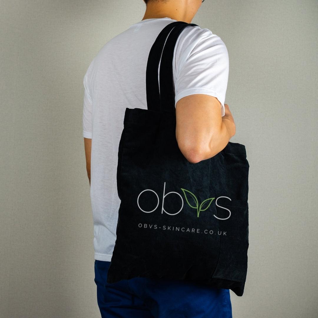 100% Cotton Obvs Skincare Reusable Tote Bag - Obvs Skincare