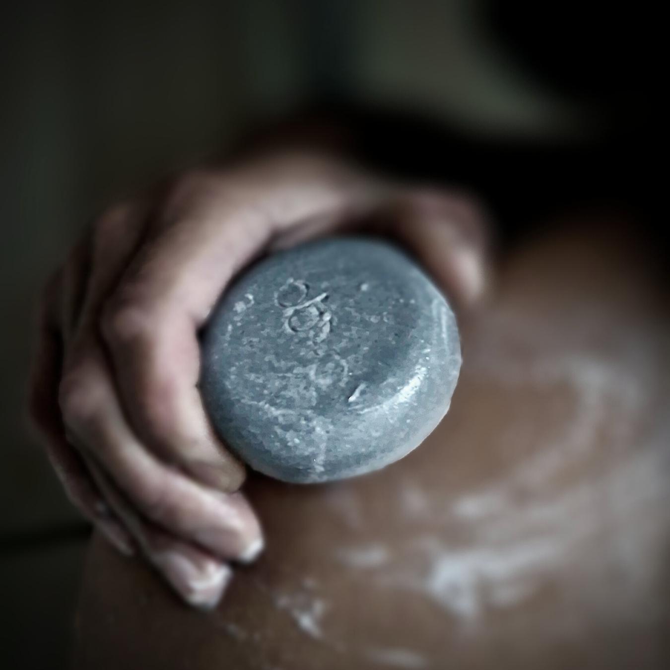 Natural Sea Salt Soap - Peppermint & Charcoal - Obvs Skincare
