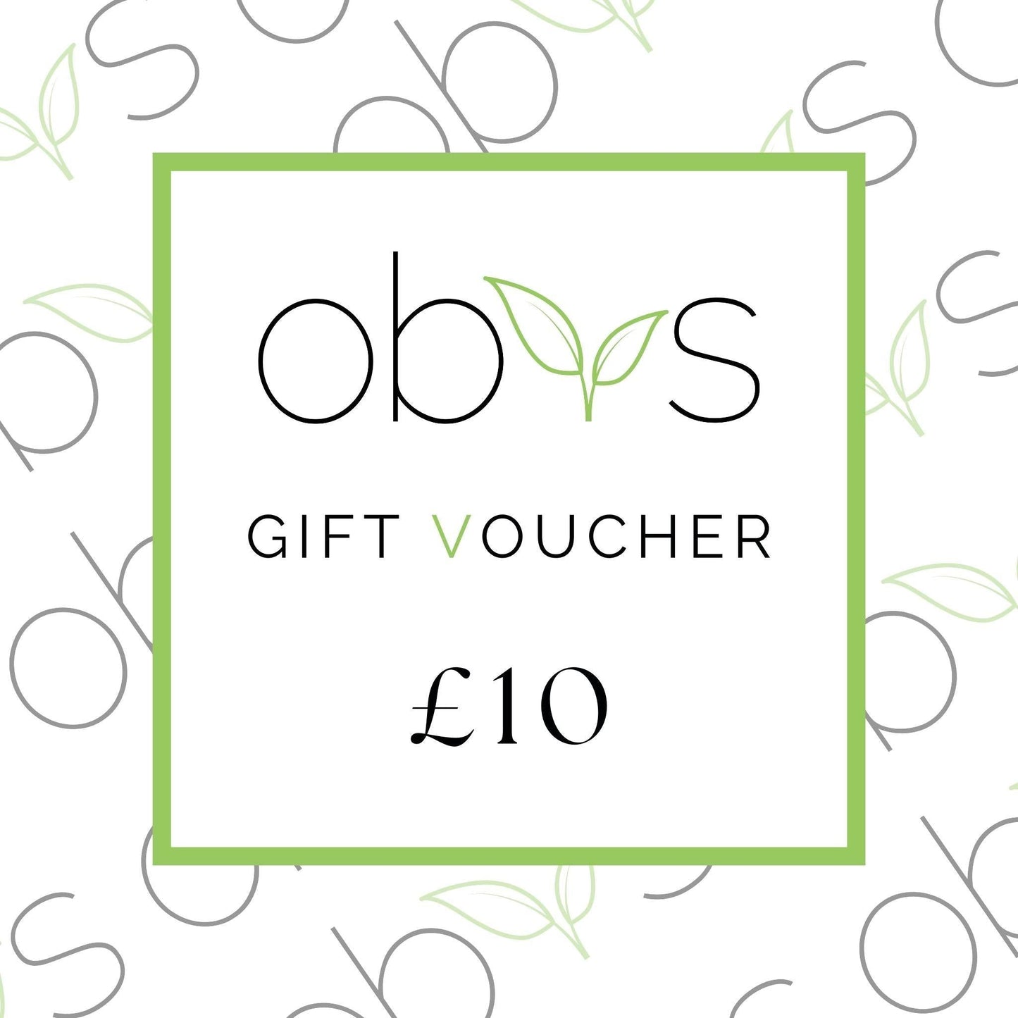 Obvs Skincare Gift Voucher - Obvs Skincare