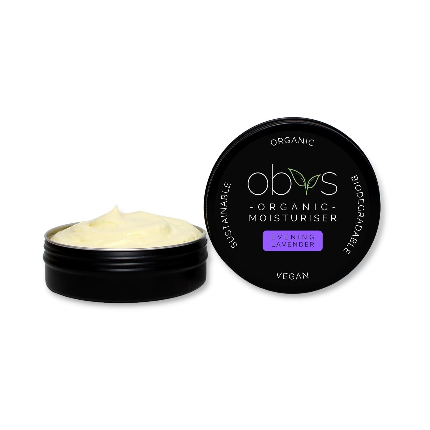 Organic Moisturiser – Evening Lavender - Obvs Skincare