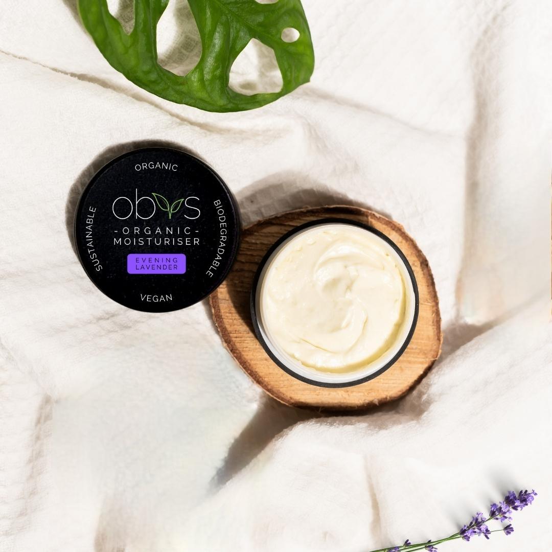 Organic Moisturiser – Evening Lavender - Obvs Skincare