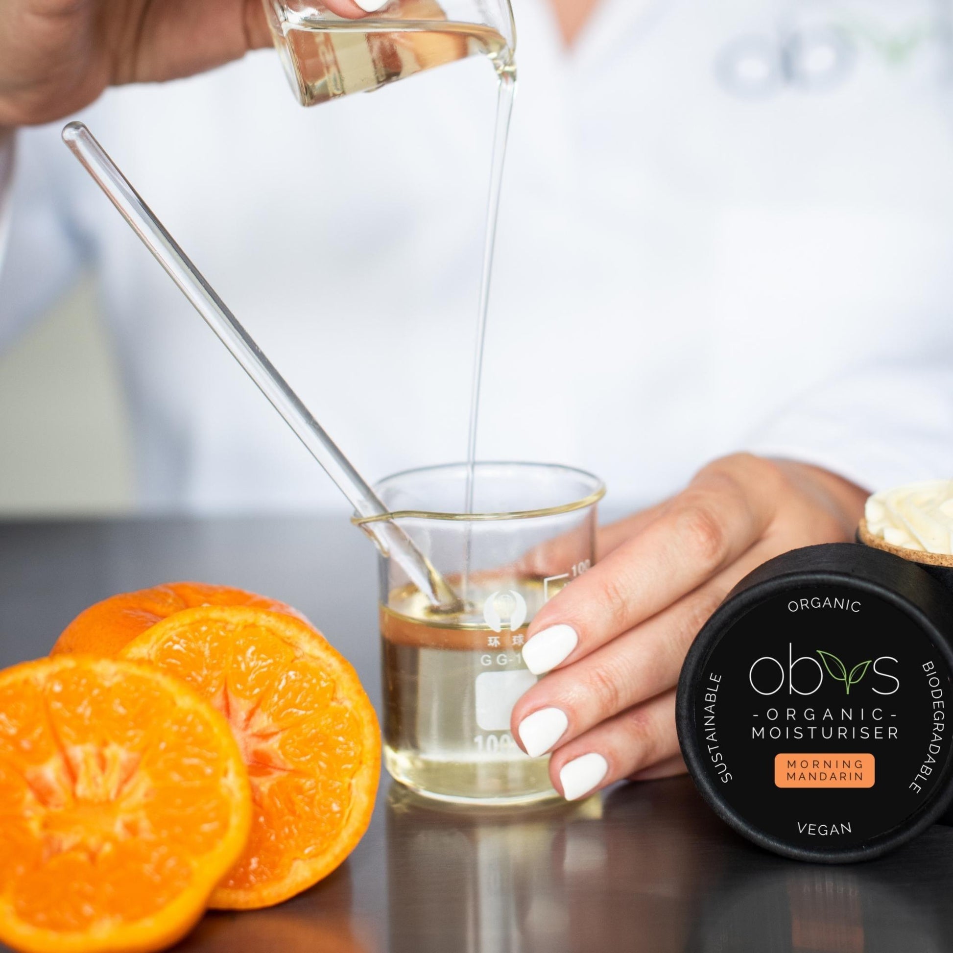 Organic Moisturiser - Morning Mandarin - Obvs Skincare