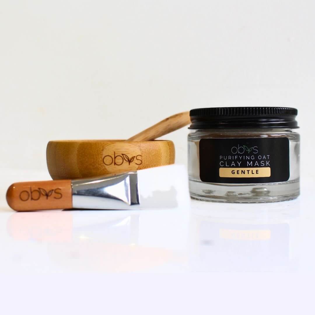 Purifying Oat Clay Face Mask Gift Set - Obvs Skincare