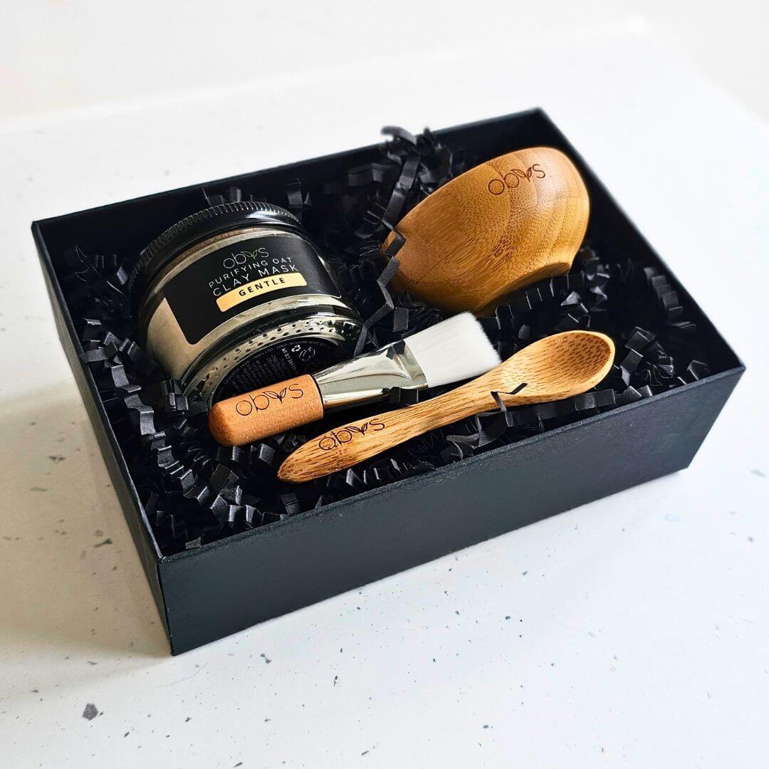Purifying Oat Clay Face Mask Gift Set - Obvs Skincare