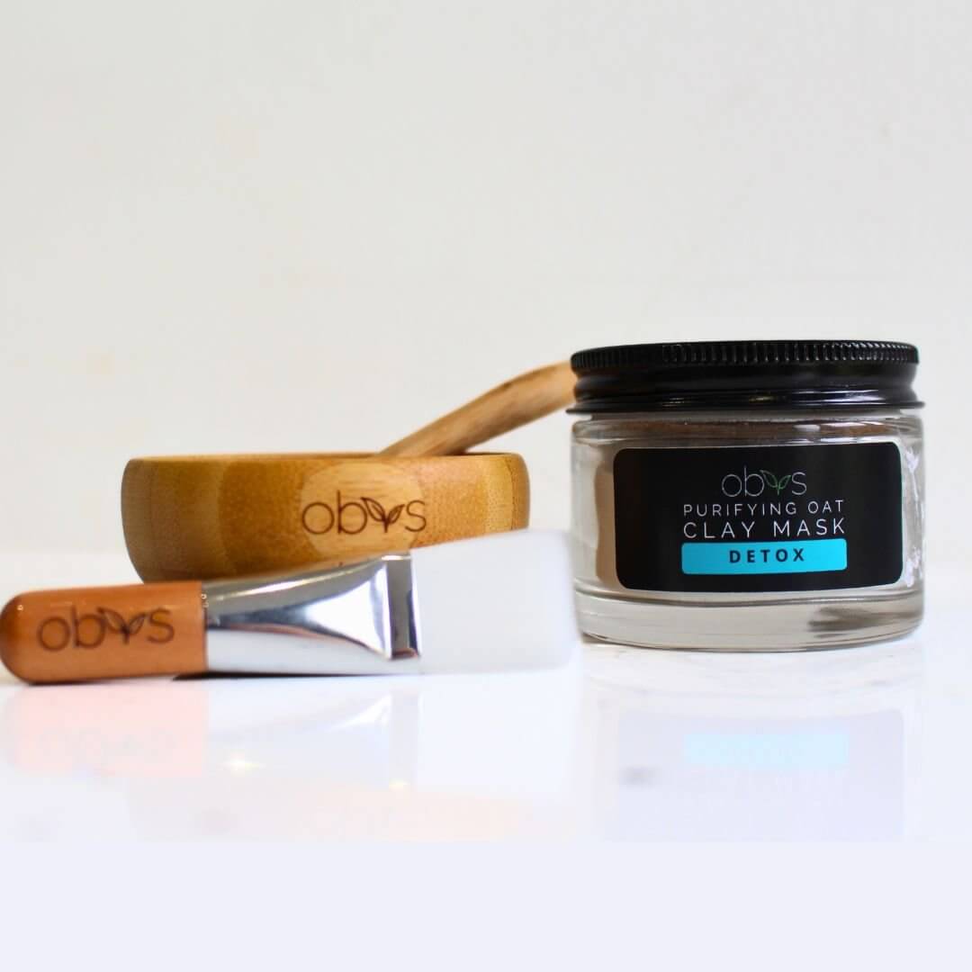 Purifying Oat Clay Face Mask Gift Set - Obvs Skincare