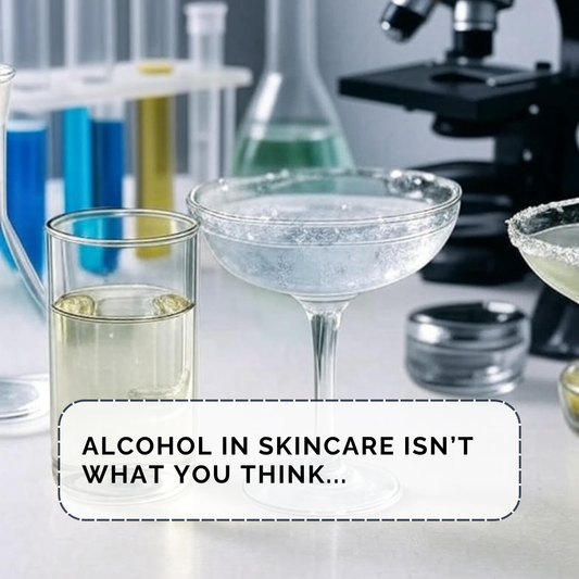 Not all alcohols are bad. Discover the difference between drying and fatty alcohols in skincare  and why your skin needs the right kind.