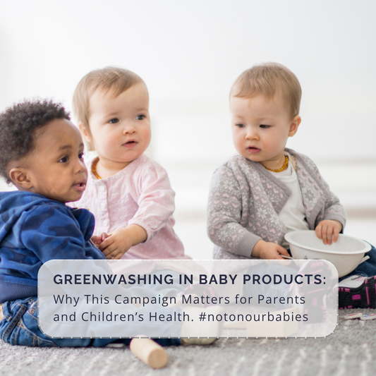 Sian Colson partnering with the Green Baby campaign to raise awareness of harmful chemicals in baby skincare, highlighting greenwashing, mineral oils, and the need for safer, more transparent ingredient choices for parents and children.