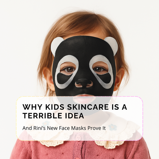 Rini by Shay Mitchell markets skincare to kids, but sheet masks can damage the skin barrier and expose children to microplastics. Here’s why it’s harmful.