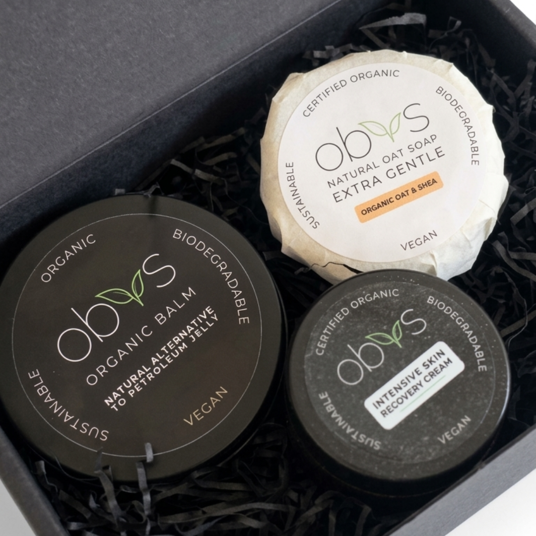 Skin Recovery Collection for eczema and TSW with gentle fragrance free skincare for sensitive skin