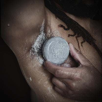 Natural Sea Salt Soap - Peppermint & Charcoal - Obvs Skincare - acne - eczema - skincare - organic