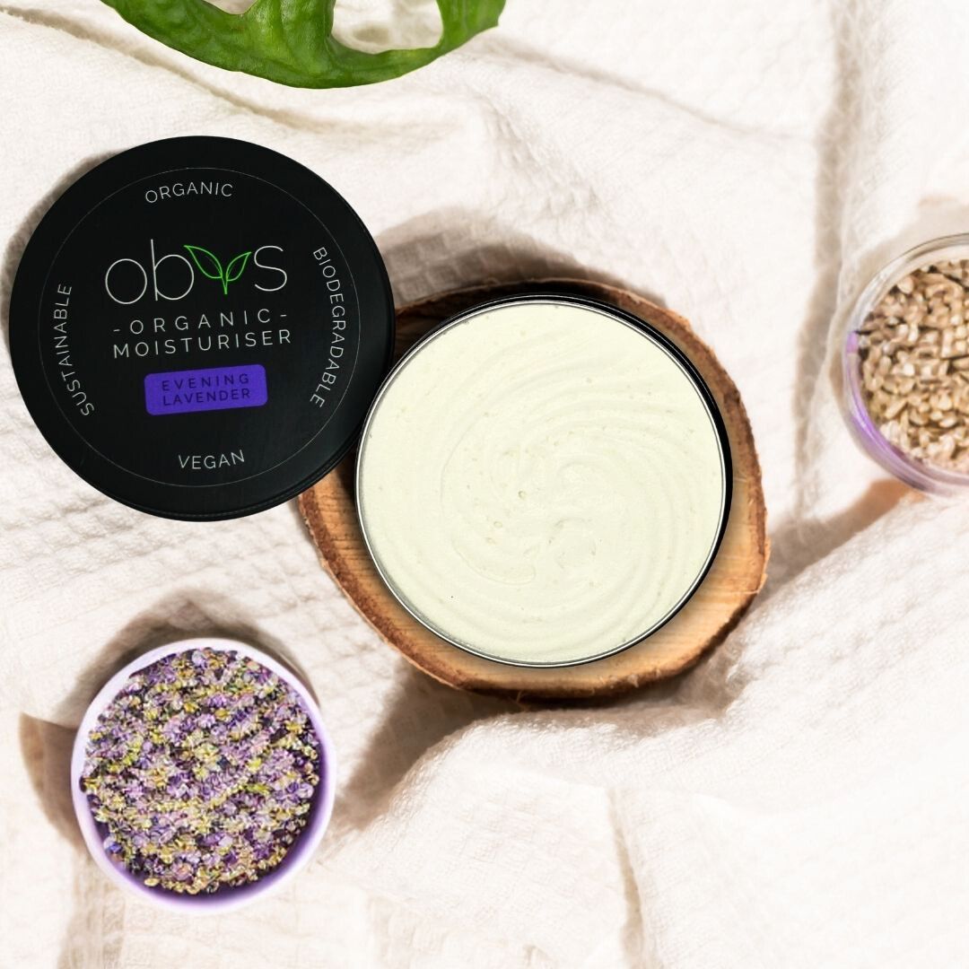 Organic Moisturiser – Evening Lavender - Obvs Skincare - acne - eczema - skincare - organic