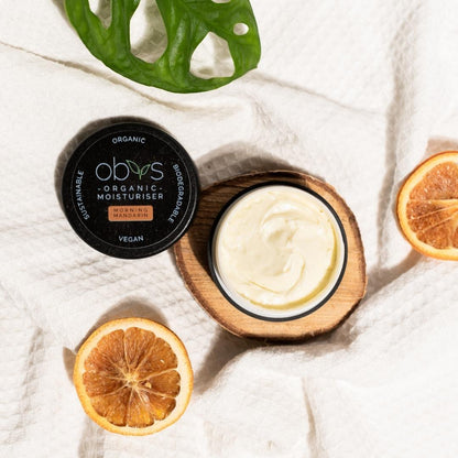 Organic Moisturiser - Morning Mandarin - Obvs Skincare - acne - eczema - skincare - organic